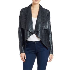 Blank NYC Pleated Faux Leather Jacket